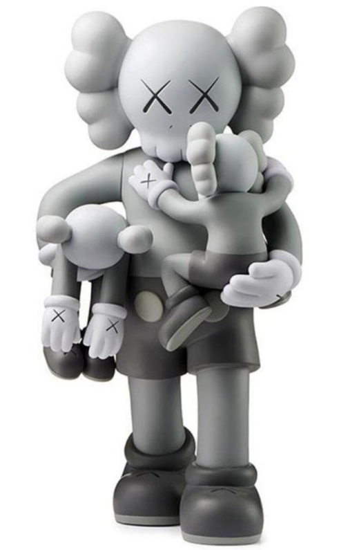 KAWS Clean Slate Vinyl Figure (Grey)