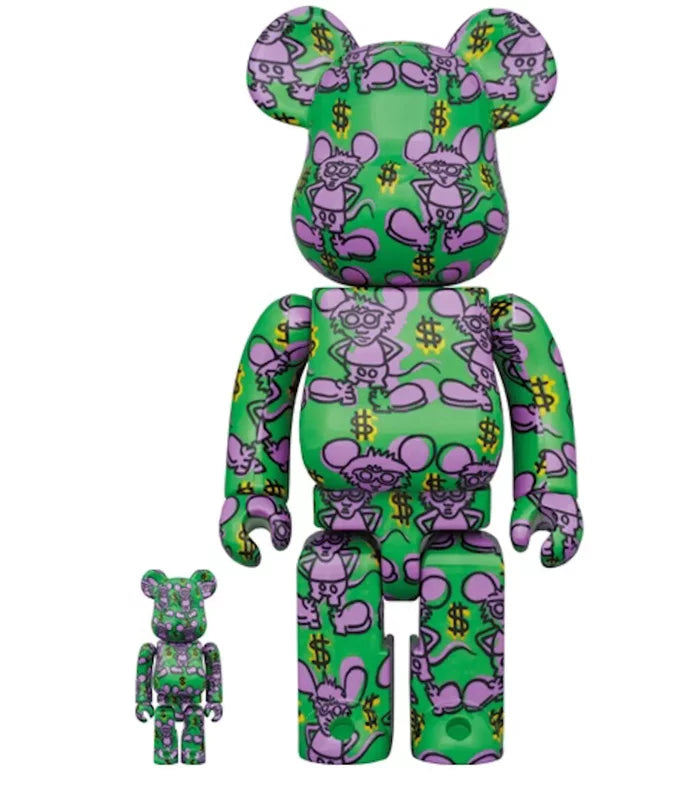 BE@RBRICK KEITH HARING #11 400％ + 100%