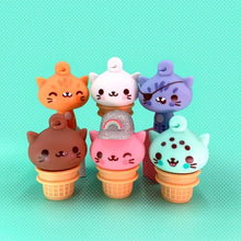 Load image into Gallery viewer, Puchi Tomo - Kitty Cones - Stackable Toys
