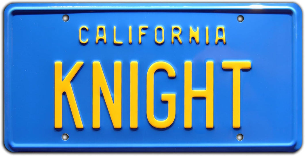 Knight Rider License Plate