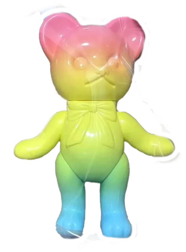 Kodama Rainbow Bear Sofubi