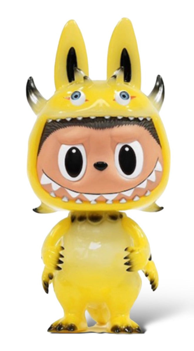 How2work Labubu Rangeas SS Sofubi Figure (Yellow Edition)