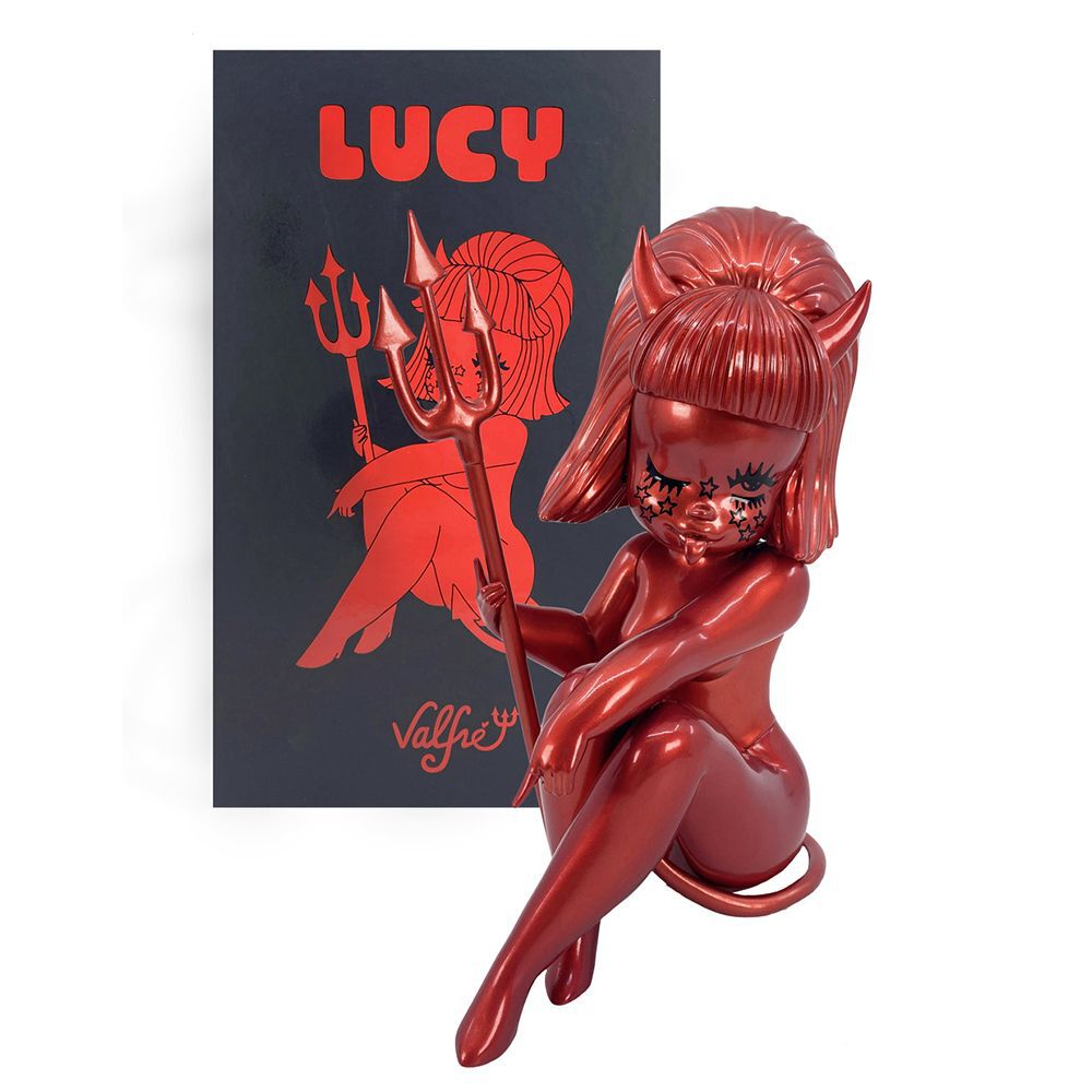 Lucy Metallic Red Edition By Valfre Vinyl Figure