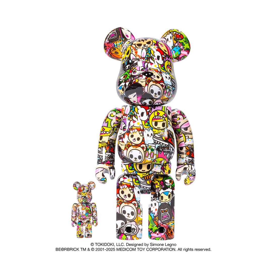 BE@RBRICK Tokidoki 20th Anniversary 100% & 400% – 3DRetro