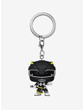 Load image into Gallery viewer, Funko Pocket Pop! Power Rangers - Black Ranger Keychain

