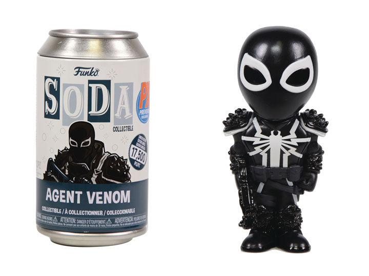 Funko Marvel Vinyl Soda Agent Venom Figure SDCC 2023 PX Previews Exclusive