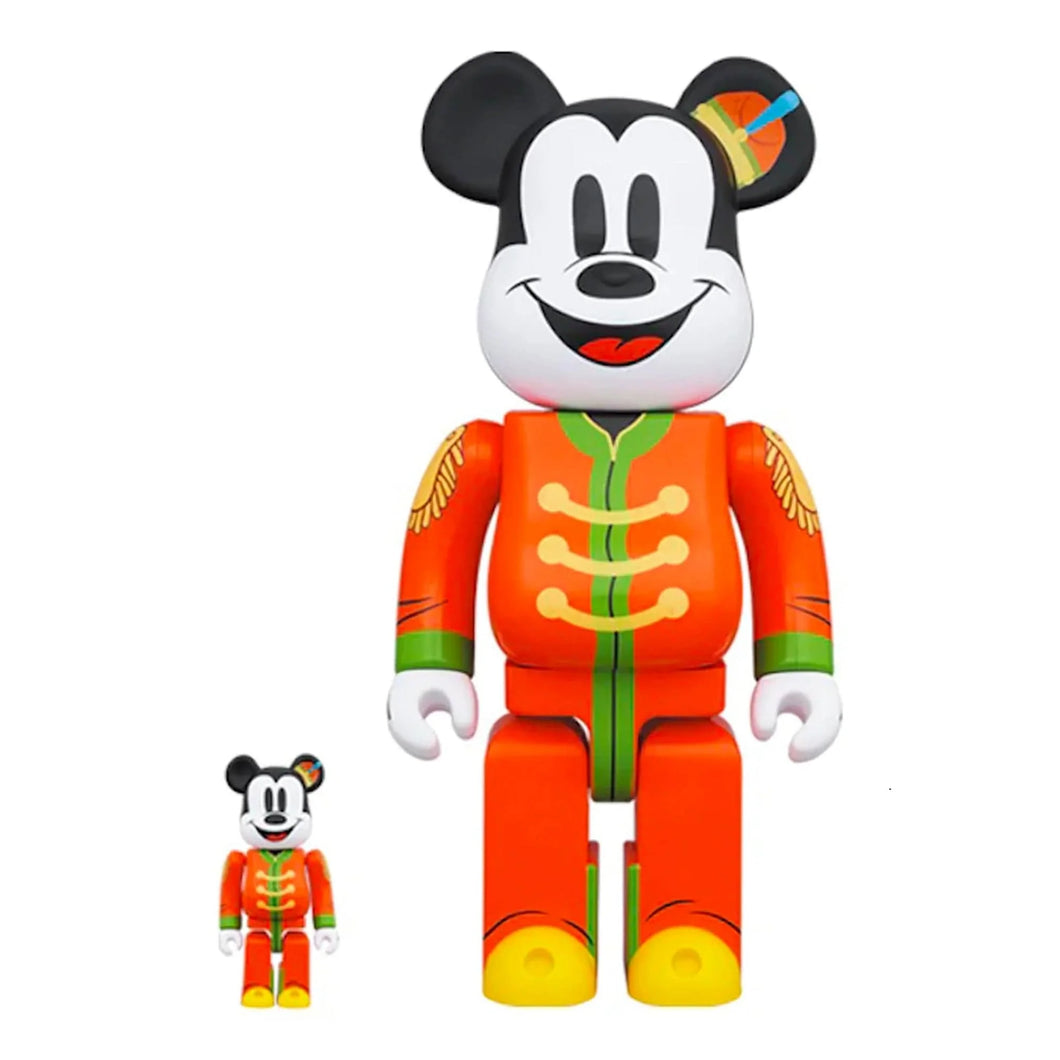 BE@RBRICK MICKEY MOUSE THE BAND CONCERT 400％ + 100%