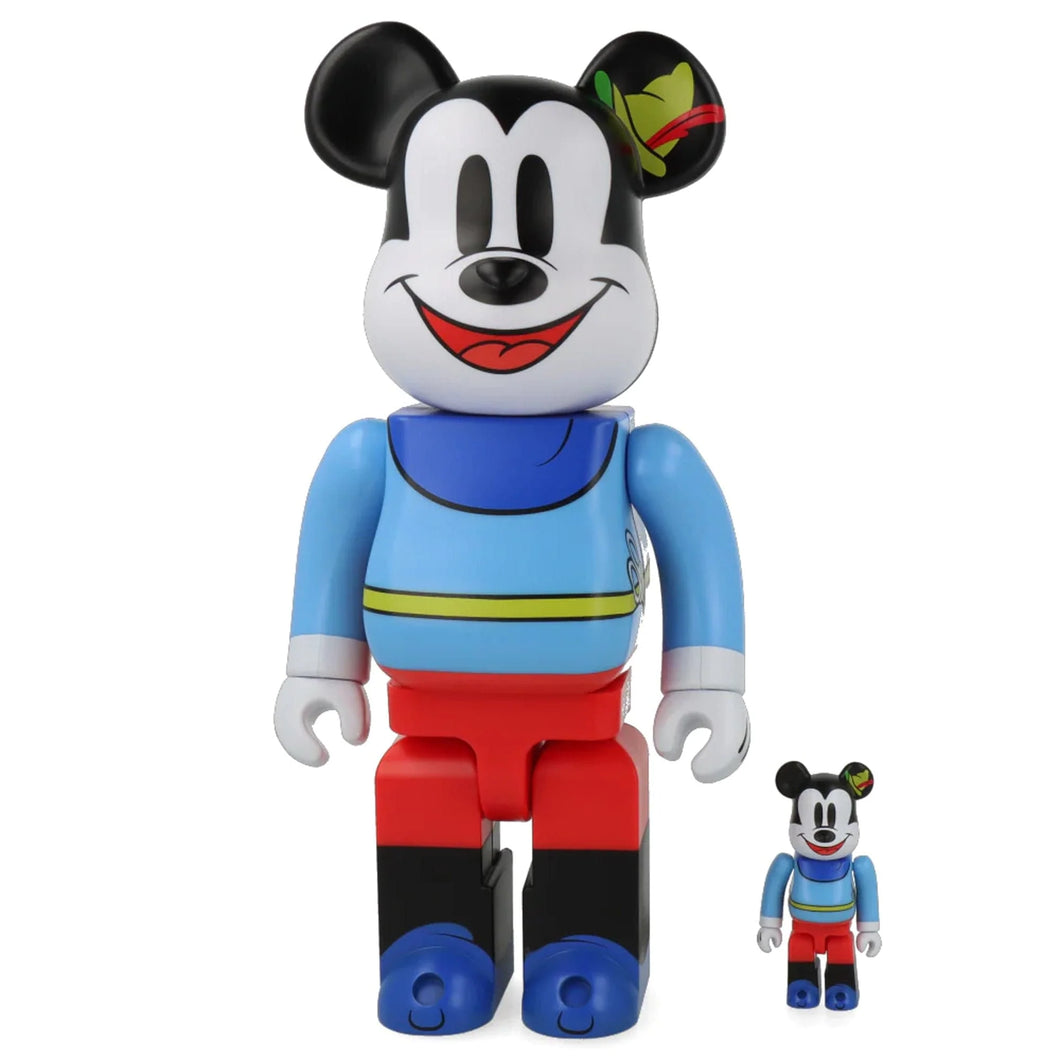 BE@RBRICK MICKEY MOUSE BRAVE LITTLE TAILOR 400％ + 100%