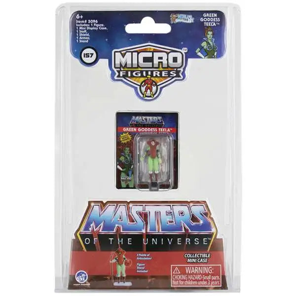 World's Smallest Micro Figures Masters of the Universe Green Goddess Teela