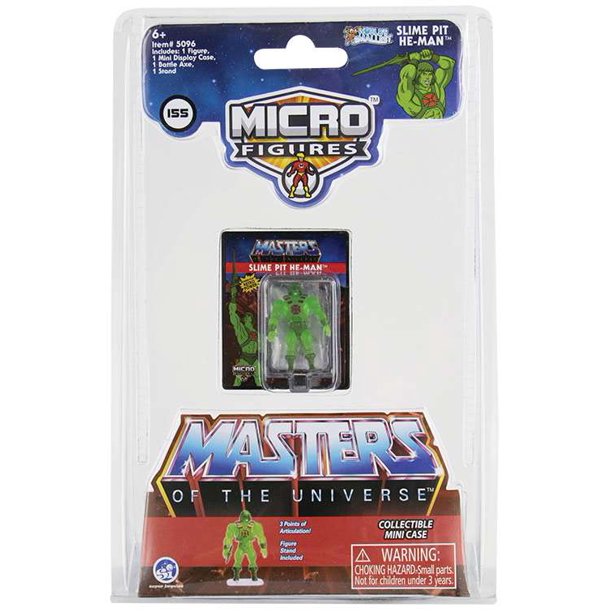 World's Smallest Micro Figures Masters of the Universe Slime Pit He-Man