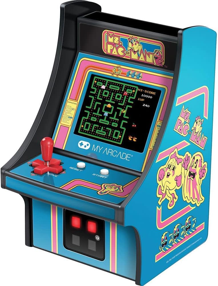My Arcade Micro Player Mini Arcade Machine: Ms. Pac-Man Video Game
