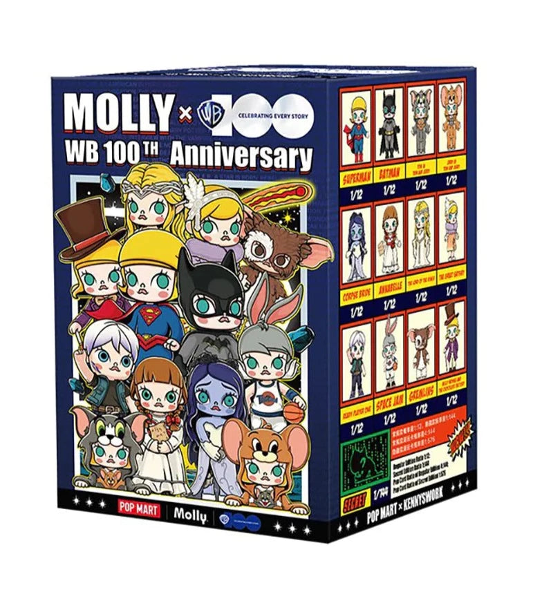 Pop Mart Official Molly WB 100th Anniversary Blind Box