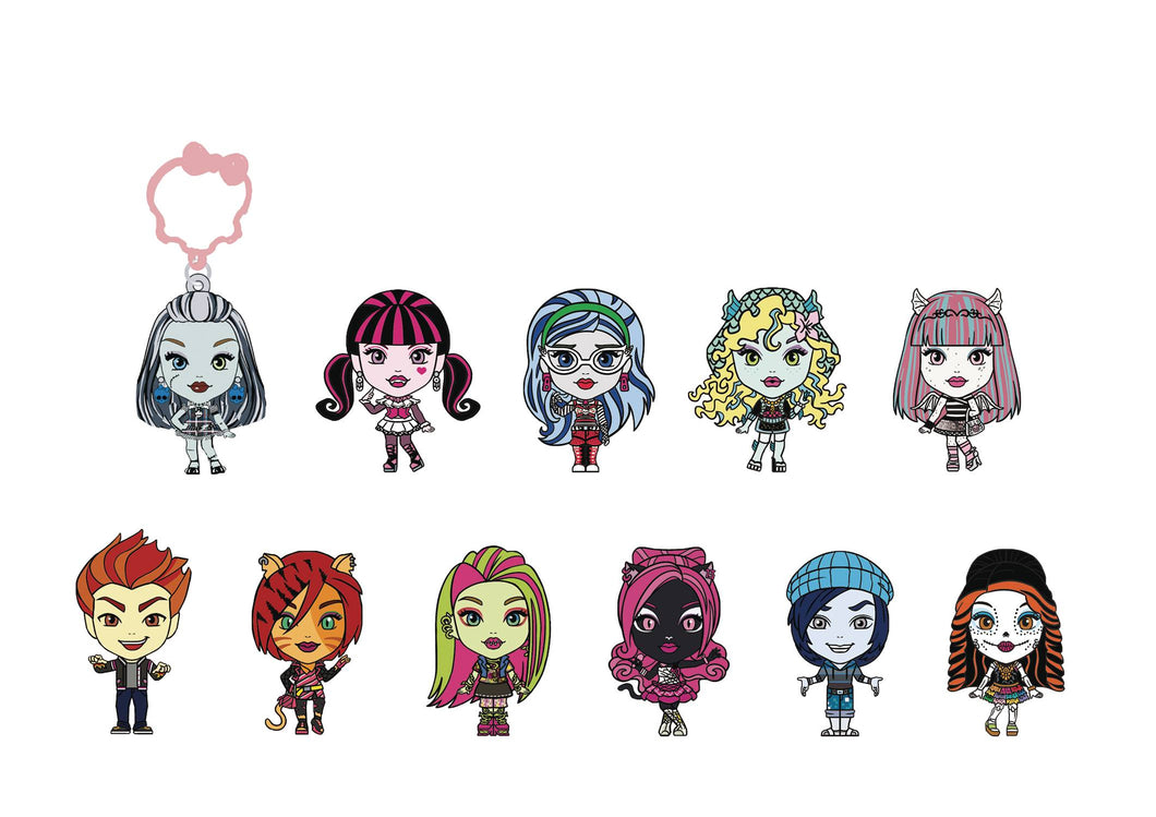 Monster High Series 1 3D Foam Bag Clip Blind Bag