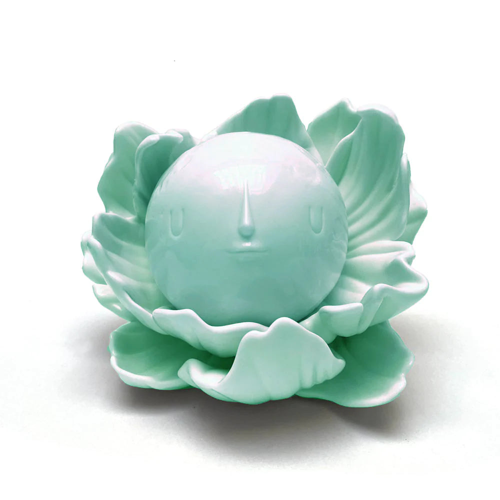 Yoskay Yamamoto Moonflower Figure (Turquoise)(Signed)