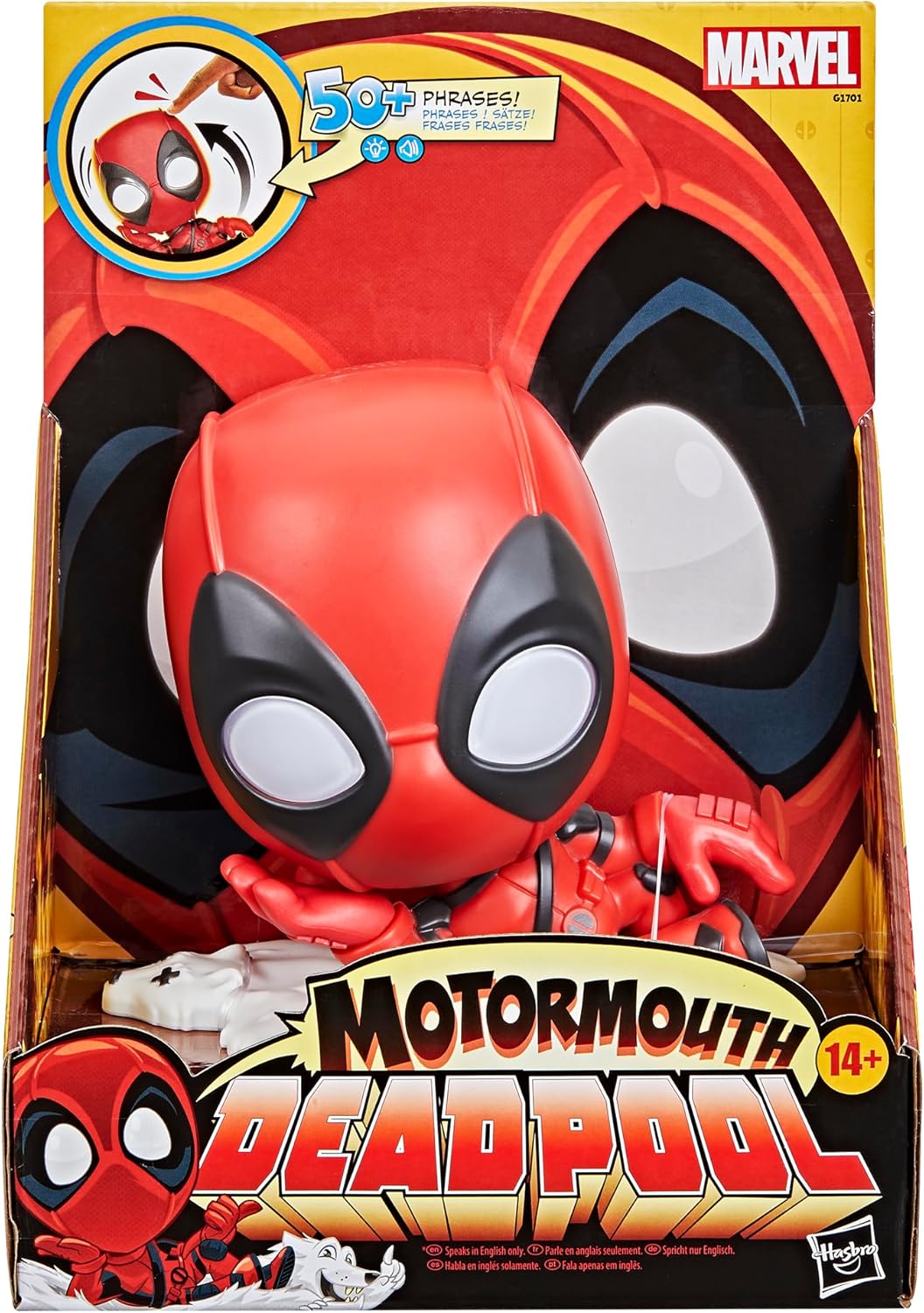 Marvel Motormouth Deadpool Talking Figure