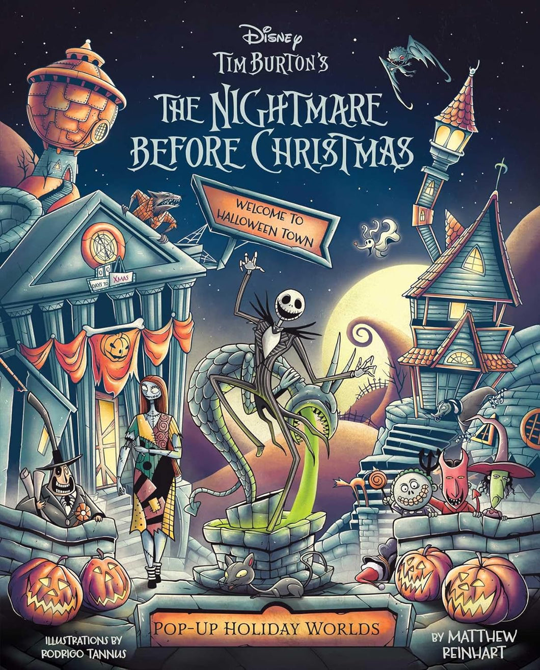 Nightmare Before Christmas Pop-Up Holiday Worlds Book by Matthew Reinhart