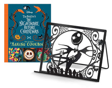 Load image into Gallery viewer, Tim Burton&#39;s The Nightmare Before Christmas: Official Baking Cookbook Gift Set Plus Exclusive Tablet Stand
