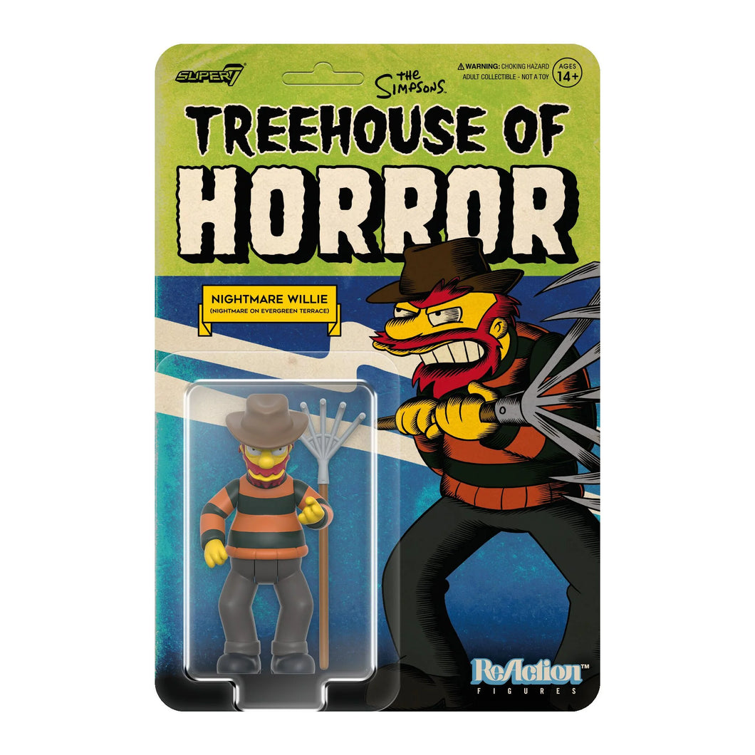 Super7 The Simpsons ReAction Figure - Treehouse of Horror - Nightmare Willie
