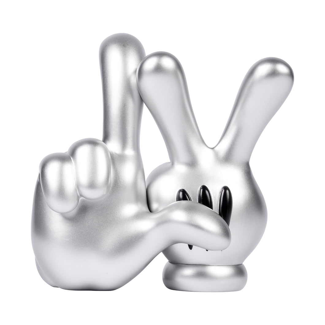 OG Slick LV HANDS VINYL FIGURE SILVER – 3DRetro