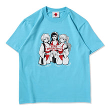 Load image into Gallery viewer, Punk Drunkers x Candie Bolton Campaign Girl Aitsu Shirt - Blue
