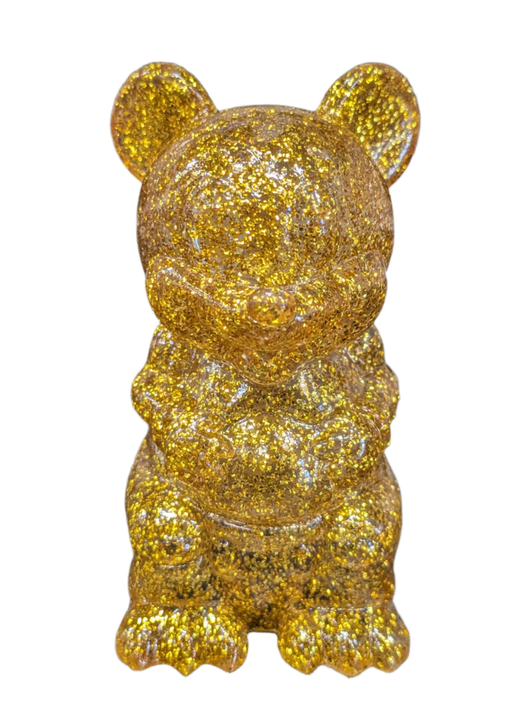 Ron English - Mini Mousezilla (Gold Glitter)