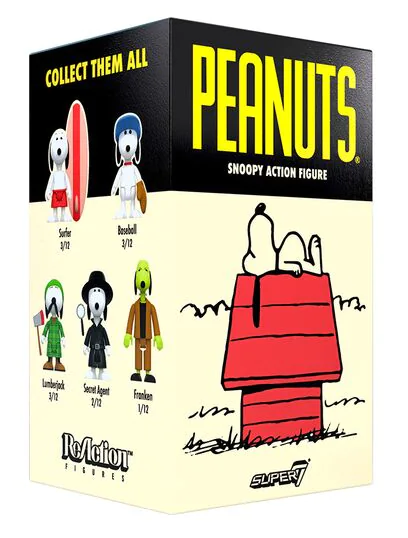 Super7 Peanuts Snoopy Action Figure Blind Box