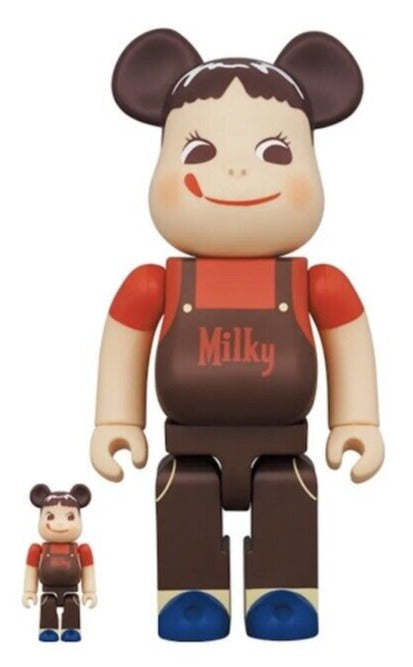 BE@RBRICK Peko Chan Chocolate Milky 100% & 400%