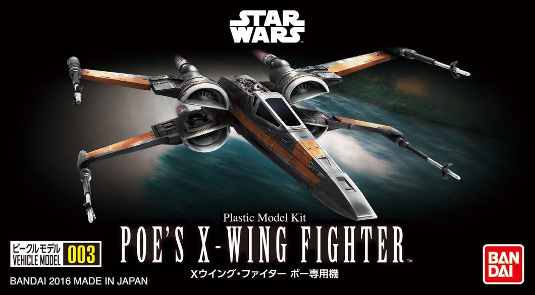 Star Wars 003 Poe's X-Wing Starfighter Vehicle Model Kit