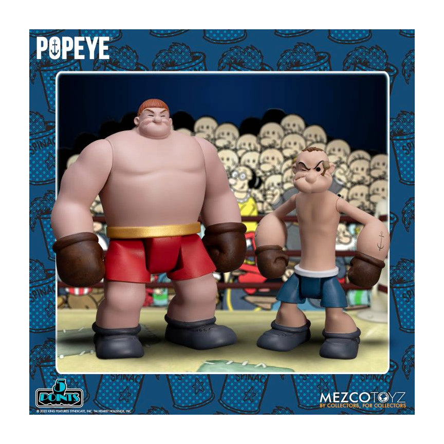 Popeye Classic Comic Strip 5 Points Popeye & Oxheart Boxed Set