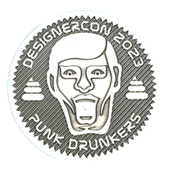 DCON23 Punk Drunkers Challenge Coin