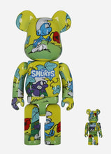 Load image into Gallery viewer, BE@RBRICK THE SMURFS THE PURPLE SMURFS  400％ + 100%
