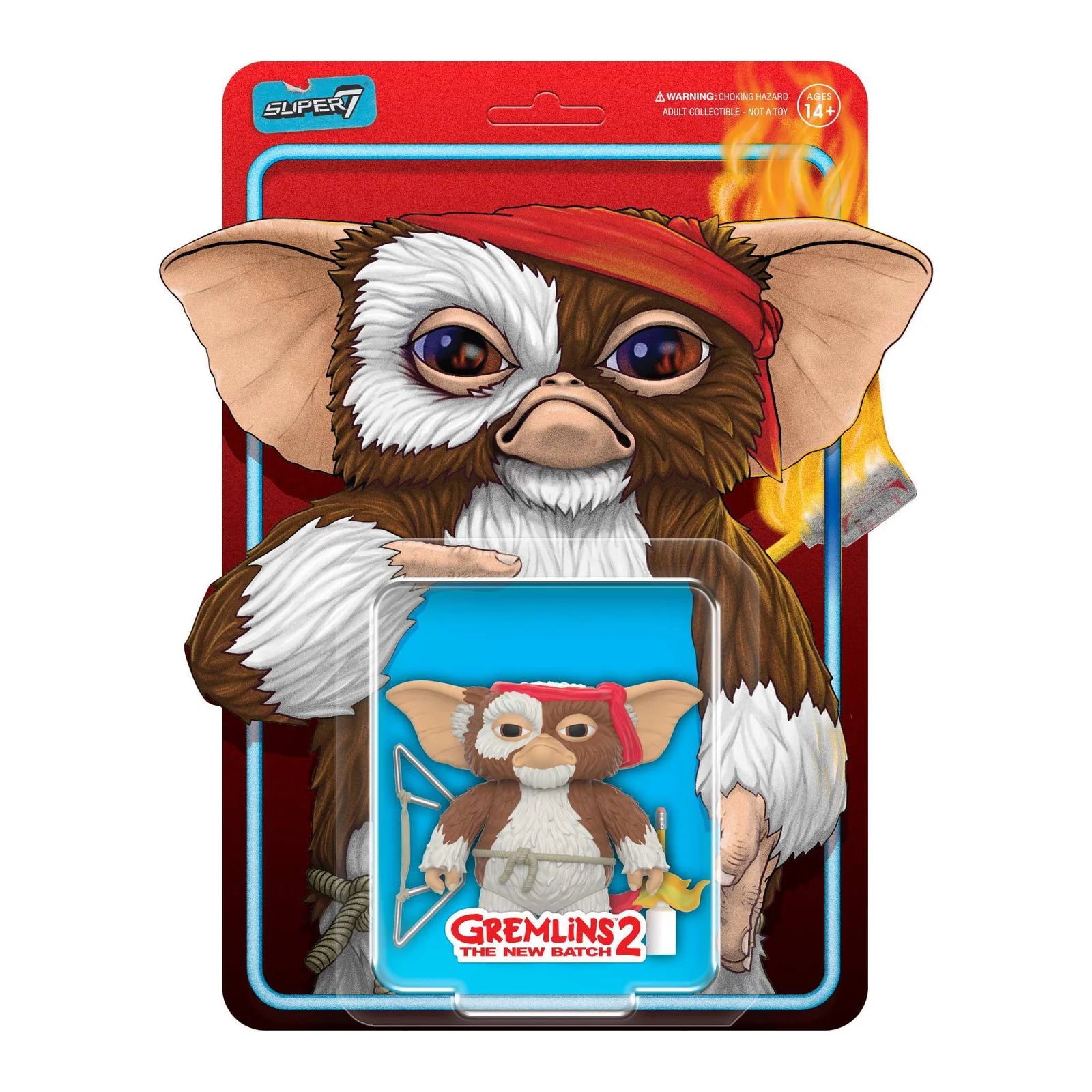 Super7 Gremlins ReAction Figure - Gizmo (Battle Ready Character Card ...