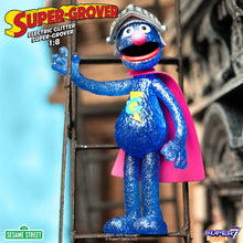 Load image into Gallery viewer, Super7  SESAME STREET REACTION FIGURES - SUPER GROVER (W/CHASE)
