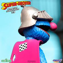 Load image into Gallery viewer, Super7  SESAME STREET REACTION FIGURES - SUPER GROVER (W/CHASE)
