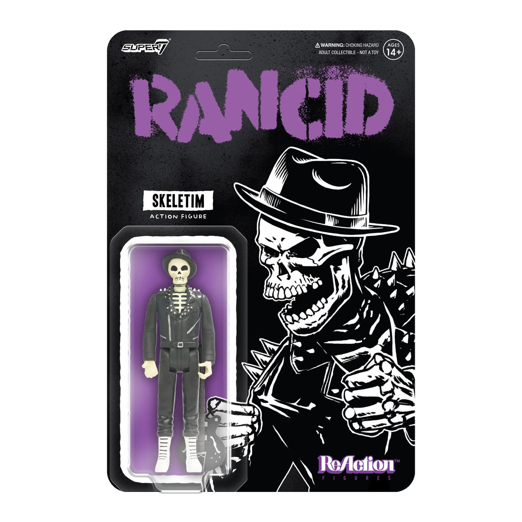 Super7 Rancid - Skeletim (Time Bomb) ReAction Figure