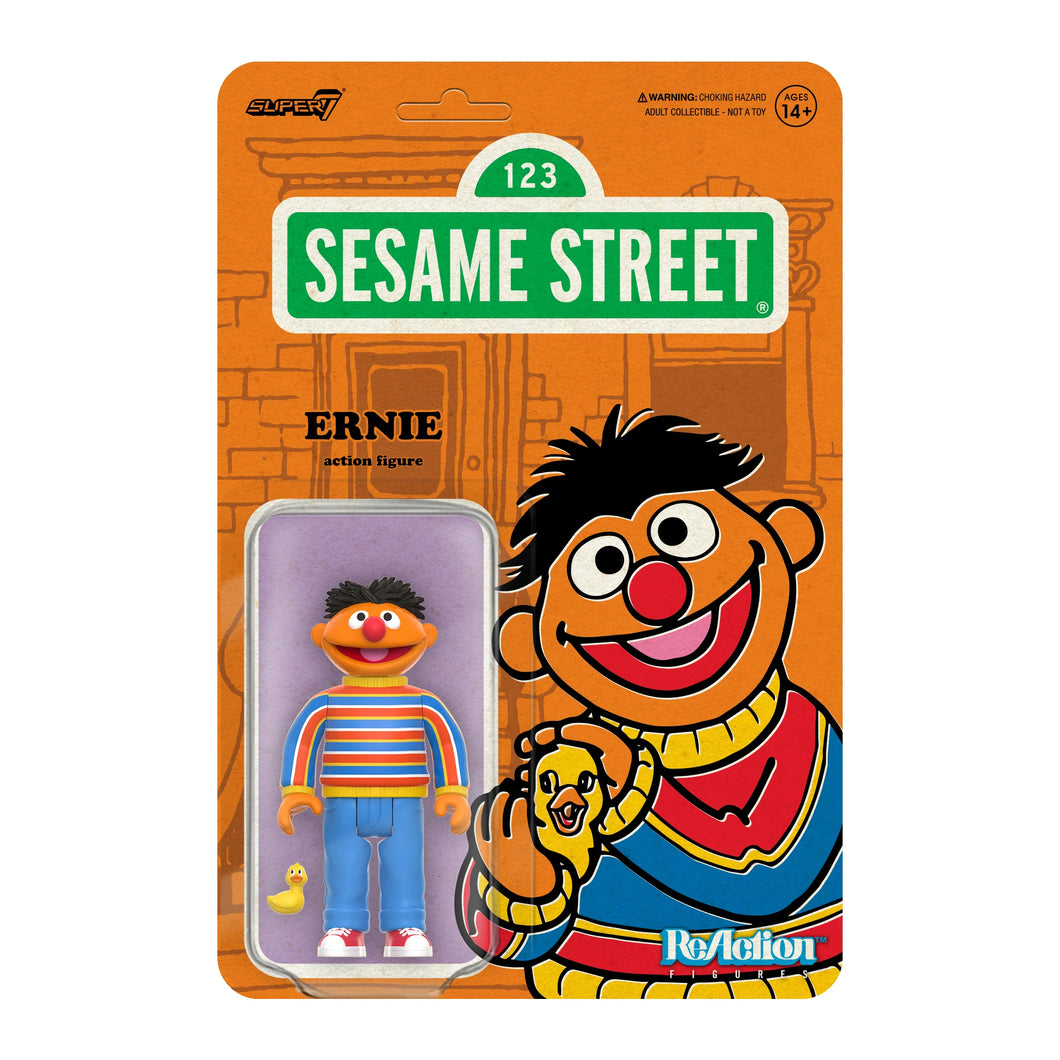 Super7 Sesame Street ReAction Figure - Ernie