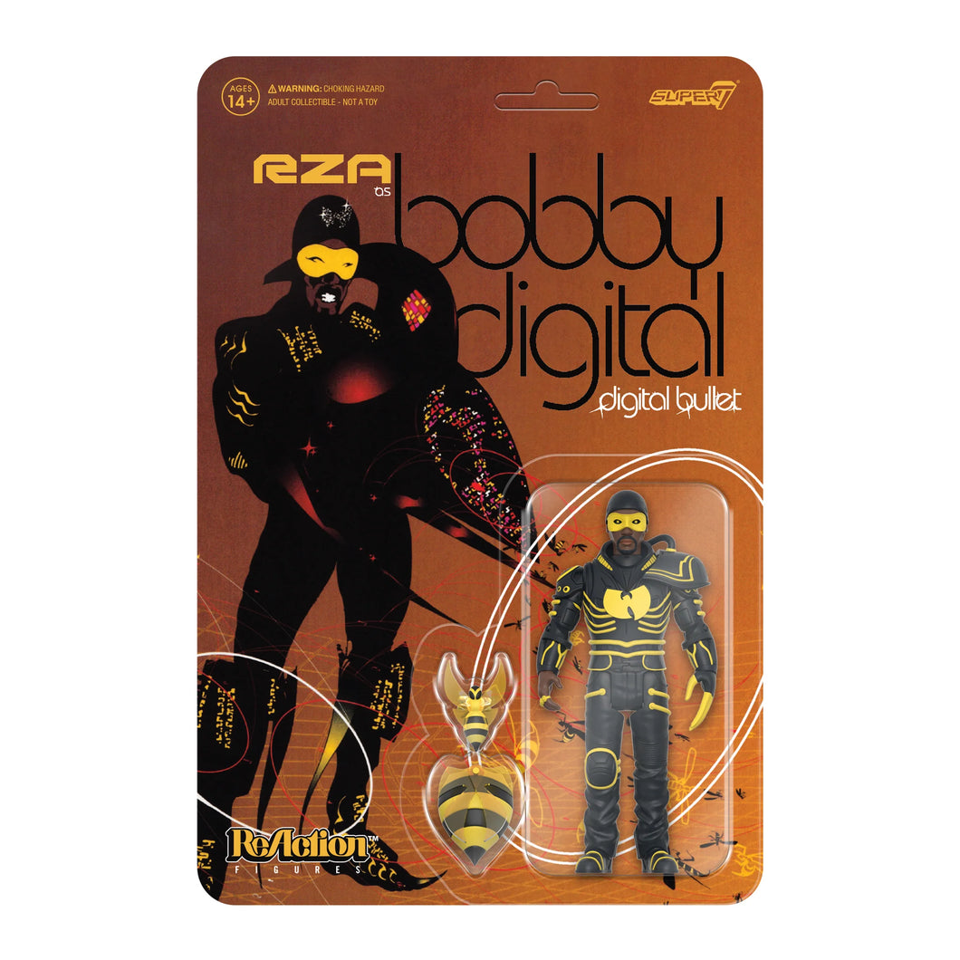 Super7 RZA - Bobby Digital (Digital Bullet) ReAction Figure