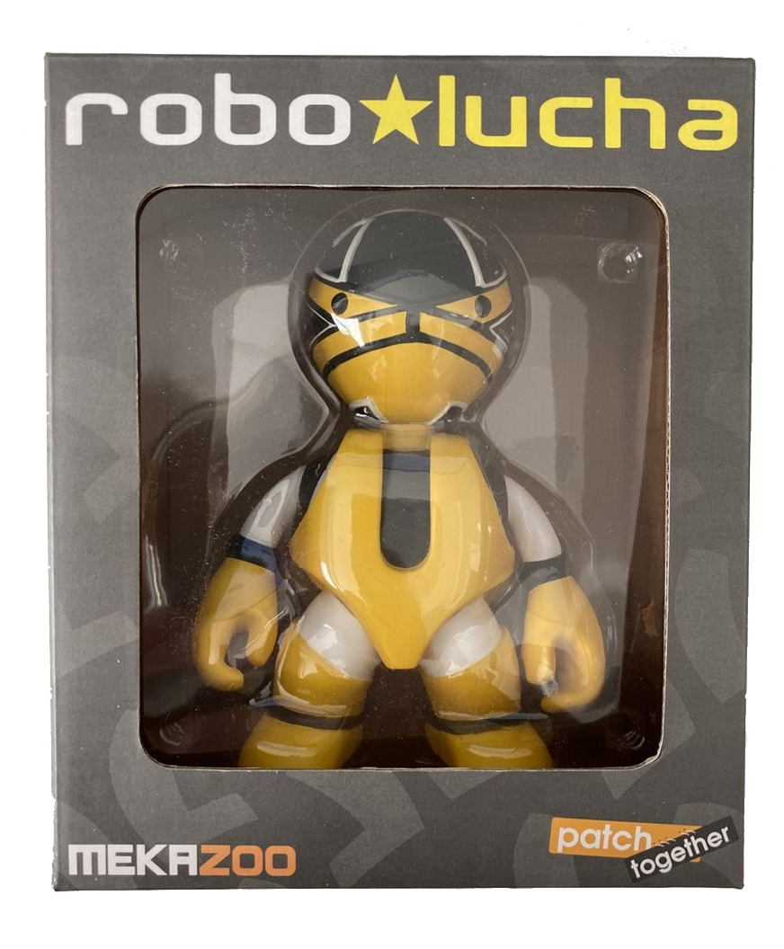 Mekazoo Robo Lucha Figure (Yellow/Black/White)