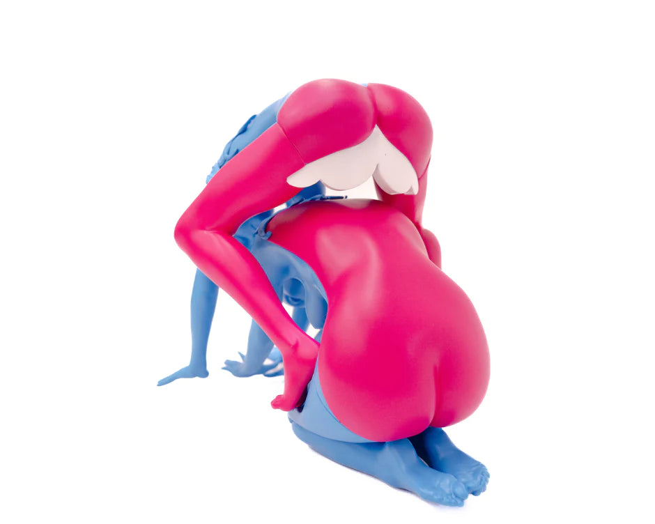 Ron English Lady Lips Figure (Blue Pink Colorway)