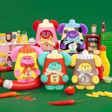 Load image into Gallery viewer, Wasabi Bear Seasoning Jar Vinyl Plush Pendant Blind Box
