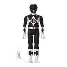 Load image into Gallery viewer, Super7 Mighty Morphin Power Rangers ReAction SDCC 2023 Figure - Black Ranger (Triangle Box)
