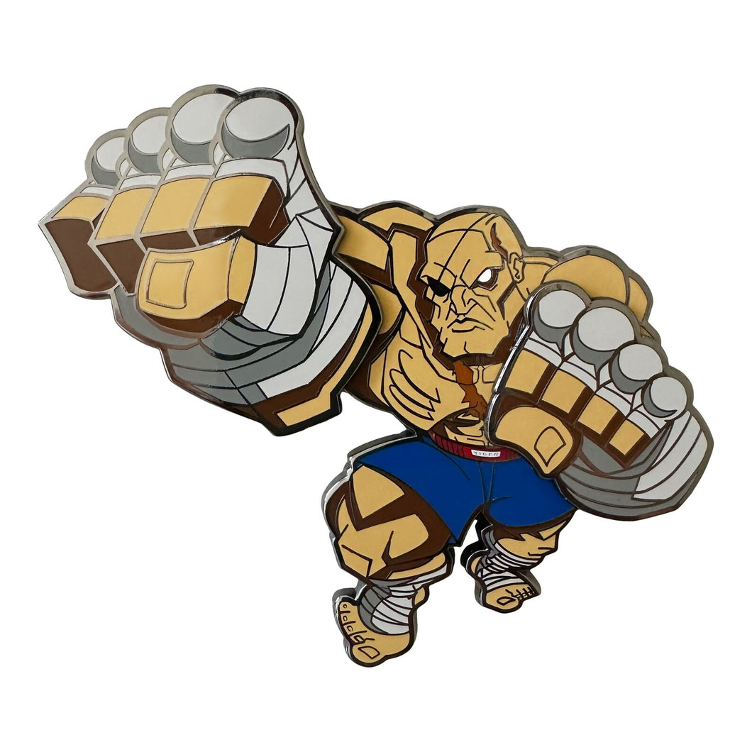 Street Fighter Sagat Action Pin by Tracy Tubera