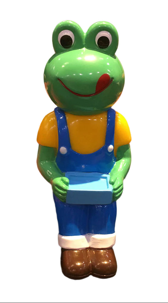 Pointless Island Sofubi Figure - Worker Frog (Lunch Time)