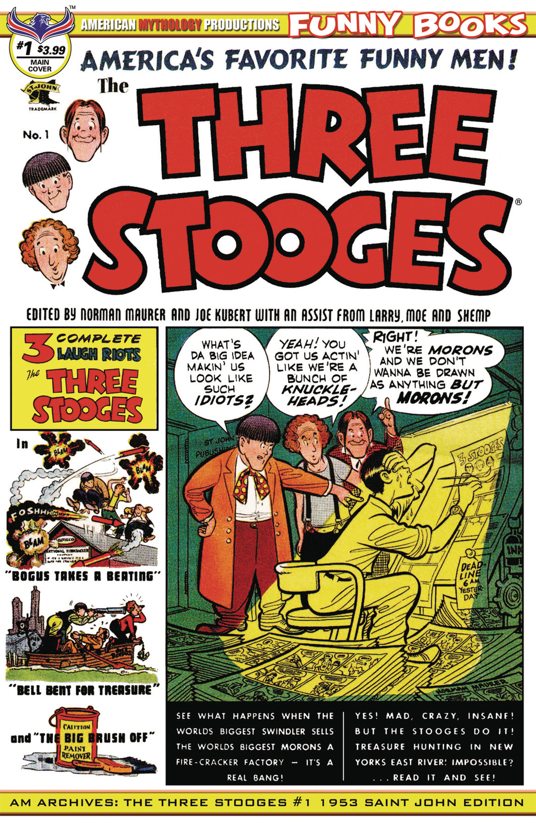 The Three Stooges #1 - 1953 Saint John Edition