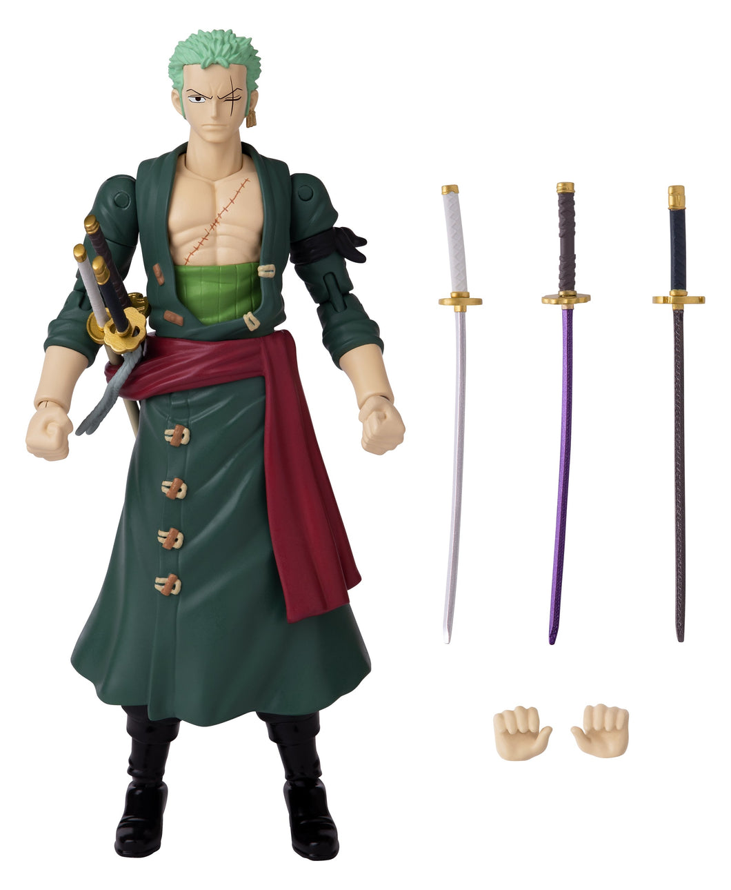 Anime Heroes One Piece 6.5 Inch Action Figure - Roronoa Zoro