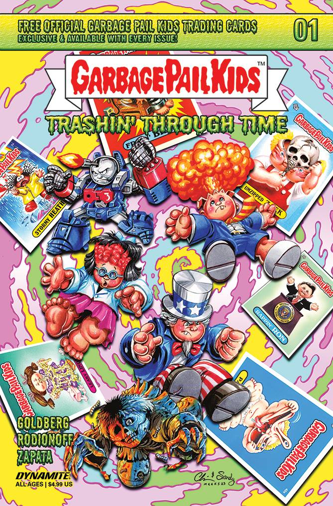 Garbage Pail Kids Trashin' Through Time #1 Comic Book - Cover C Meeks