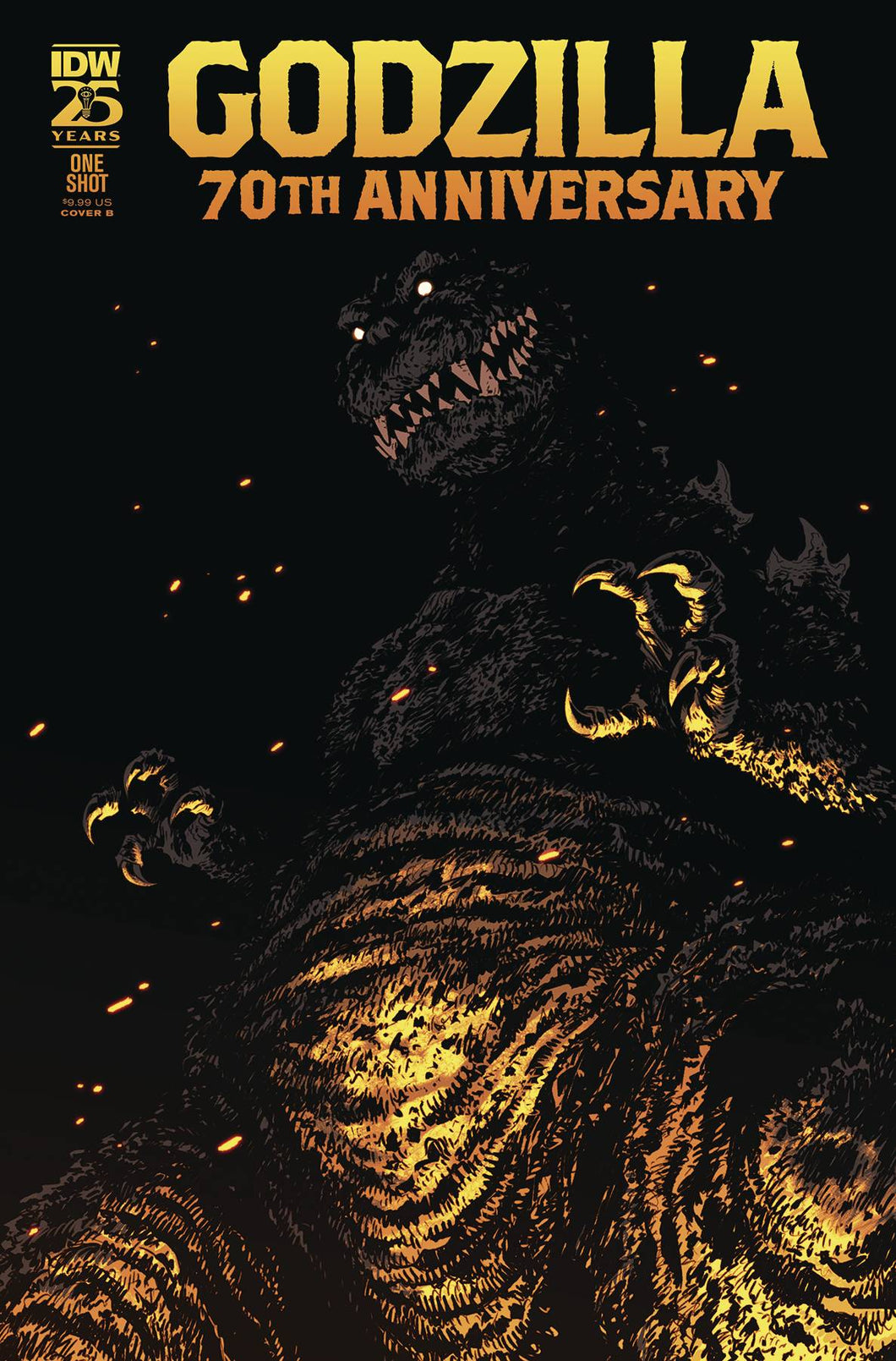 Godzilla 70th Anniversary #1 Comic Book - Cover B Campbell