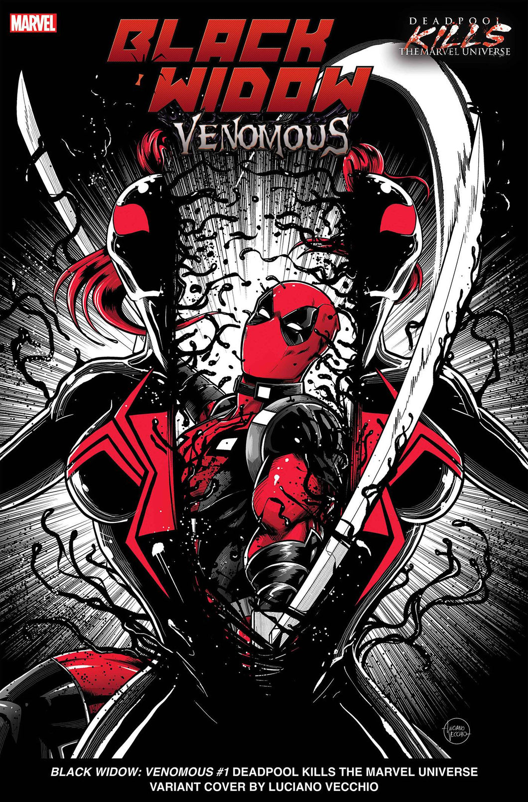 Black Widow Venomous #1 Comic Book - Deadpool Kills the Marvel Universe Variant