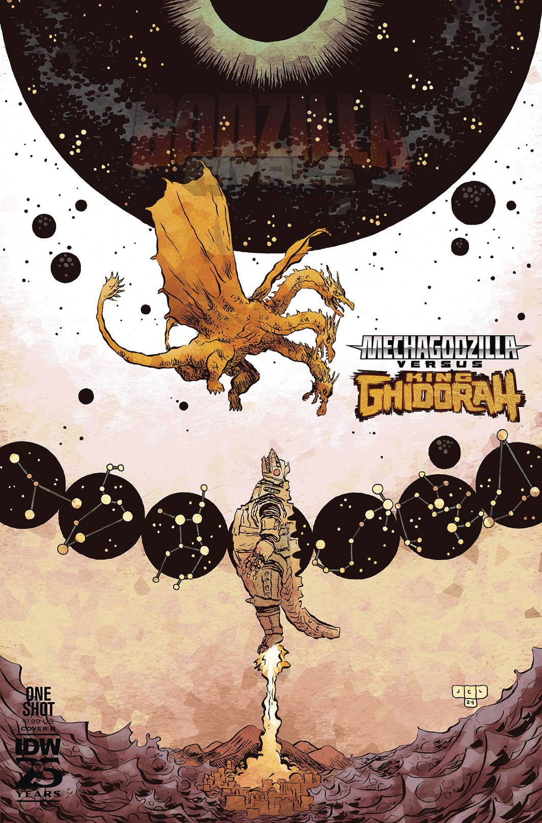 Godzilla Rivals MechaGodzilla versus King Ghidorah #1 Comic Book - Cover B