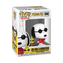 Load image into Gallery viewer, Funko Pop! Television 1680 Peanuts - Joe Cool with Woodstock
